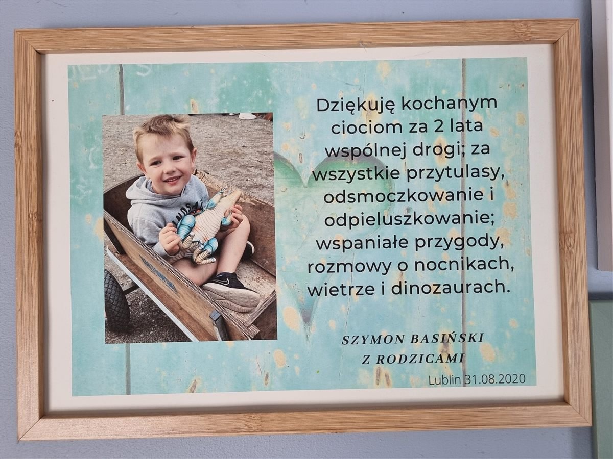 Podziękowanie od dziecka dla Żłobka Dzwoneczek w Lublinie #1