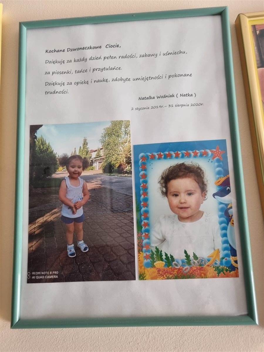 Podziękowanie od dziecka dla Żłobka Dzwoneczek w Lublinie #5