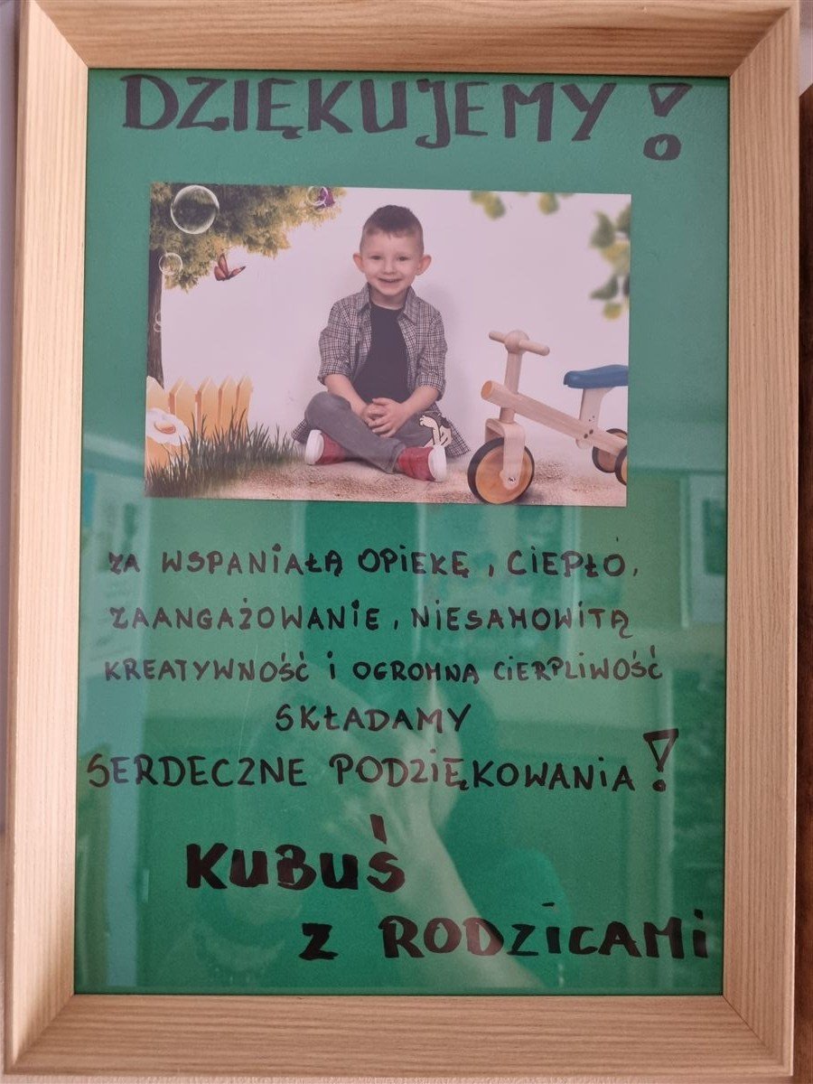 Podziękowanie od dziecka dla Żłobka Dzwoneczek w Lublinie #13